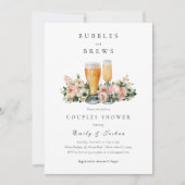 Invitation Bubbles and Brews Shower de Couple (Devant)