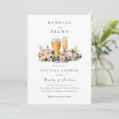 Invitation Bubbles and Brews Shower de Couple (Debout devant)