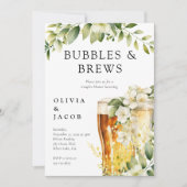 Invitation Bubbles and Brews Shower de Couple (Devant)