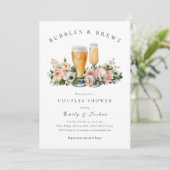 Invitation Bubbles and Brews Shower de Couple (Debout devant)