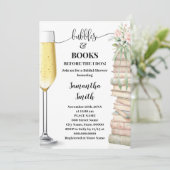 Invitation Bubbles & Books before I do Bridal Shower (Debout devant)