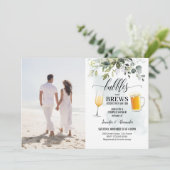 Invitation Bubbles & Brews Couples Douche (Debout devant)