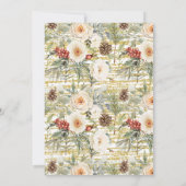 Invitation Bubbles Brunch & Bloom Bridal Shower Winter Floral (Dos)