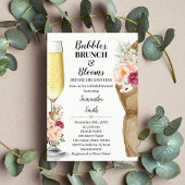 Invitation Bubbles Brunch & Blooms avant de faire Fête des ma