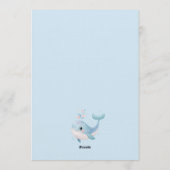 Invitation Bubbles & Fins Kids Ocean Birthday (Dos)