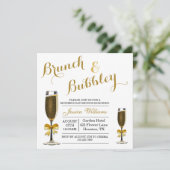 Invitation Bubbly & Brunch Fête des mères (Debout devant)