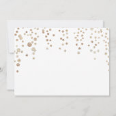 Invitation Bubbly Cocktails Gold Parties scintillant Bachelor (Dos)