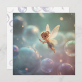 Invitation Buble Fairy (Devant / Derrière)
