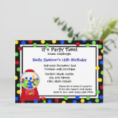 Invitation Buble Gum Party (Debout devant)