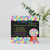 Invitation Buble Gum Party (Debout devant)