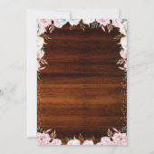 Invitation Buck ou Doe ? Révélation du baby shower (Dos)