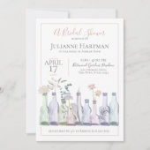 Invitation Bud Vases Wedding shower botanique (Devant)