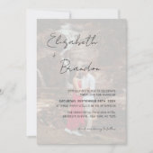 Invitation Budget 5 Photos Mariage QR Code RSVP (Devant)
