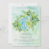 Invitation Budget Aide À Sauver Notre Planète Jour des terres (Devant)