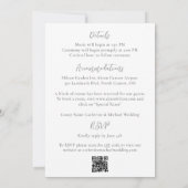 Invitation Budget Blue Hydrangea Elegant Floral Wedding (Dos)