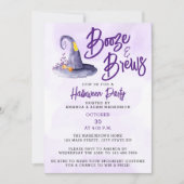 Invitation Budget Booze et brasse la fête d'Halloween (Devant)