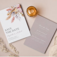 Budget Économisez La Date Pampas Grass Chic Boho F