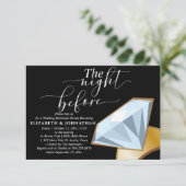Invitation Budget La Nuit Avant Le Dîner De Répétition (Debout devant)