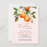 Budget Little Cutie Orange Clementine Baby shower