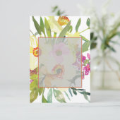 Invitation Budget vierge Elégant mariage jonquilles (Debout devant)