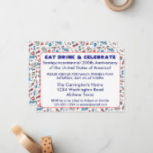 Invitation budgétaire 250e célébration États-Unis- (Devant/Arrière en situation)