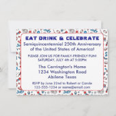 Invitation budgétaire 250e célébration États-Unis- (Devant)