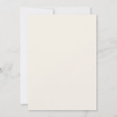 Invitation Buffalo Bison Mountains Automne Script Mariage (Dos)