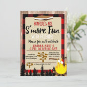 Invitation Buffalo Check Red S'plus amusant avec des amis Ann (Debout devant)