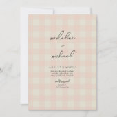 Invitation Buffalo Plaid (Devant)