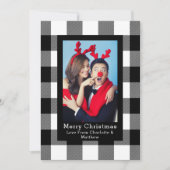 Invitation Buffalo Plaid Motif Modèle photo personnalisé (Devant)