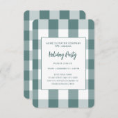 Invitation Buffalo Turquoise moderne Vérifier l'invitation de (Devant / Derrière)