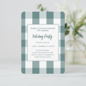 Invitation Buffalo Turquoise moderne Vérifier l'invitation de (Debout devant)