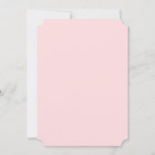 Invitation Buffet blanc DInner personnalisation de l'engageme (Dos)