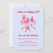 Invitation Buffet Whimsical Cute Pique-nique Personnalisé Ann (Devant)