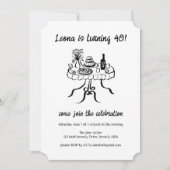 Invitation Buffet Whimsical Cute Pique-nique Personnalisé Ann (Devant)