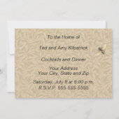 Invitation Bug d'insectes coccinelle de coccinelle (Dos)