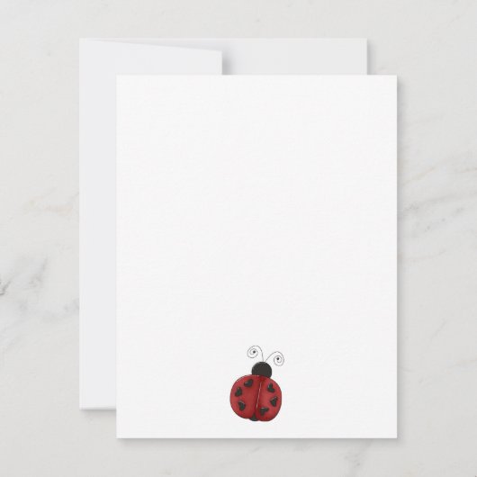 Invitation Buggez-vous de nouveau ・ Ladybug (Dos)