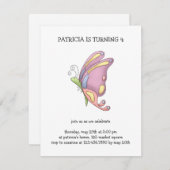 Invitation Buggez-vous ・ Papillon (Devant / Derrière)