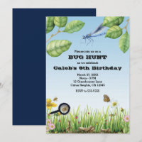 Bugs! Chasse aux insectes Fête d'anniversaire en p