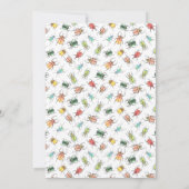 Invitation Bugs d'Amour d'Anniversaire (Dos)