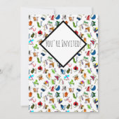 Invitation Bugs de l'alphabet (Devant)