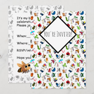 Invitation Bugs de l'alphabet