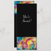 Invitation BÛLER LE CARNIVAL, Bal masqué du Mardi Gras (Devant / Derrière)