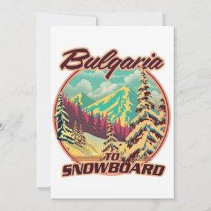 Invitation Bulgarie pour faire du snowboard