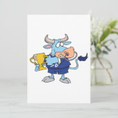 Invitation Bull gagnante (Debout devant)