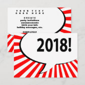 Invitation Bulle comique 2018 (Devant / Derrière)