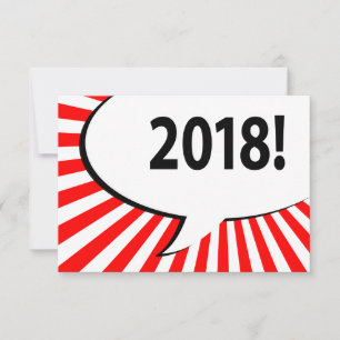 Invitation Bulle comique 2018