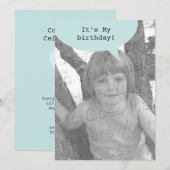 Invitation Bulle de citation d'anniversaire (Devant / Derrière)