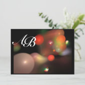 Invitation BULLE DE QUANTUM rouge noir rose violet blanc (Debout devant)