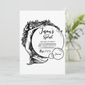 Invitation Bulle de sirène (Debout devant)